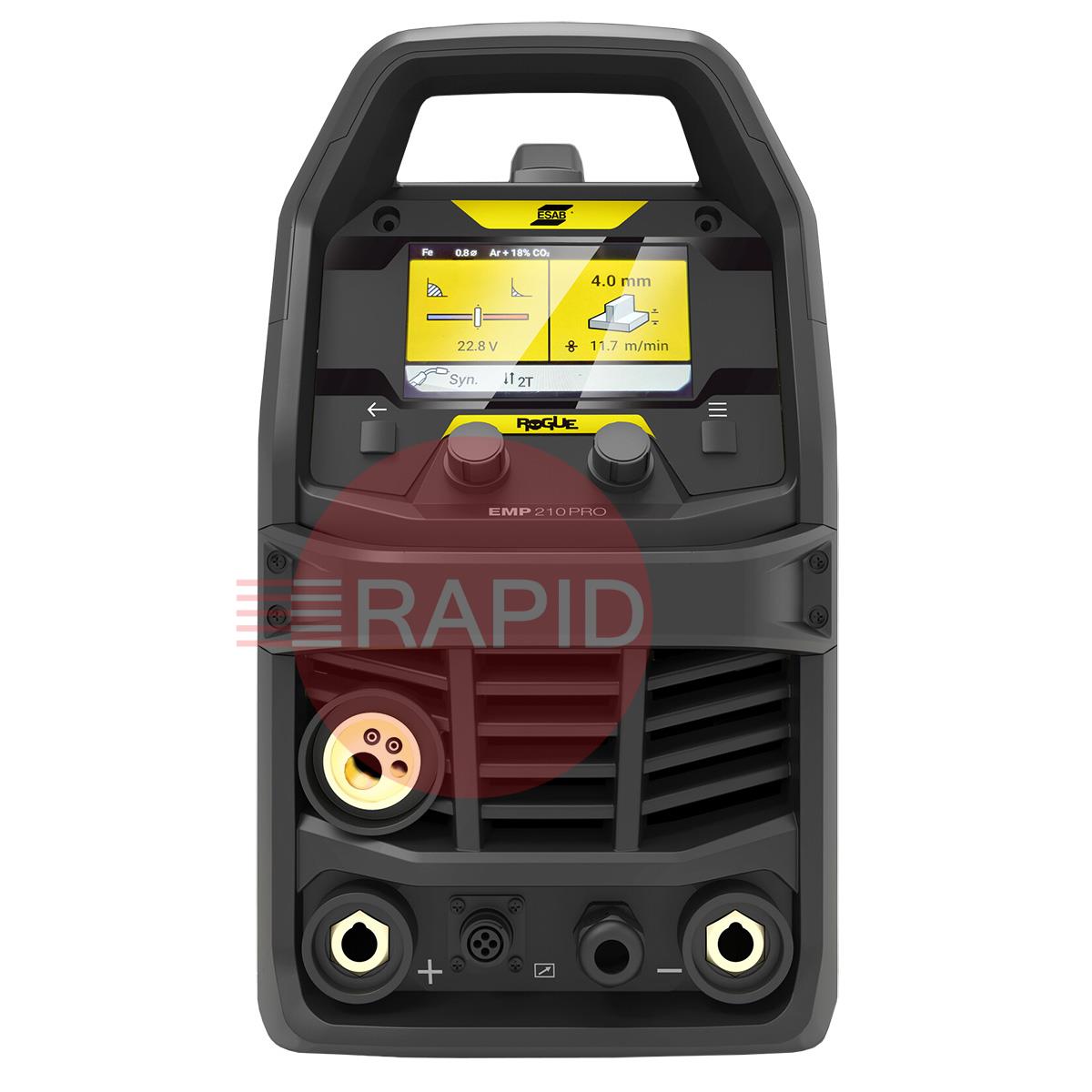 0700301092  ESAB Rogue EMP 210 PRO MIG/MAG Multi Process Inverter Welding Package - 230v, 1ph